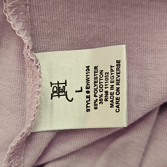 Ed Hardy Swallow Lavender Cropped Tee - Picture 5 of 5